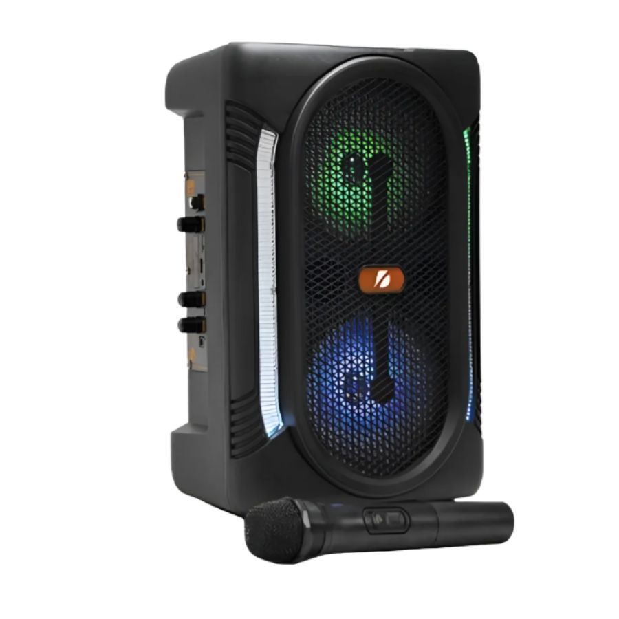 🎤 Caixa de Som 6.5” KTS-1329 com Microfone Sem Fio – A Festa Começa Aqui - Imagem 2