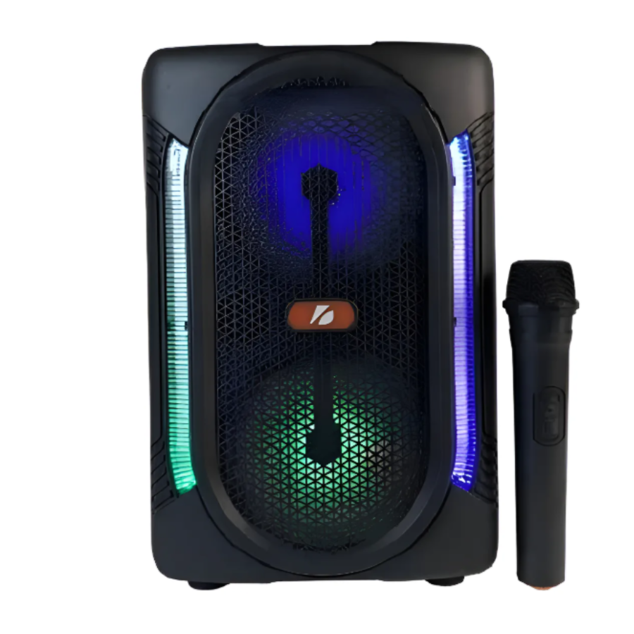 🎤 Caixa de Som 6.5” KTS-1329 com Microfone Sem Fio – A Festa Começa Aqui - Imagem 3