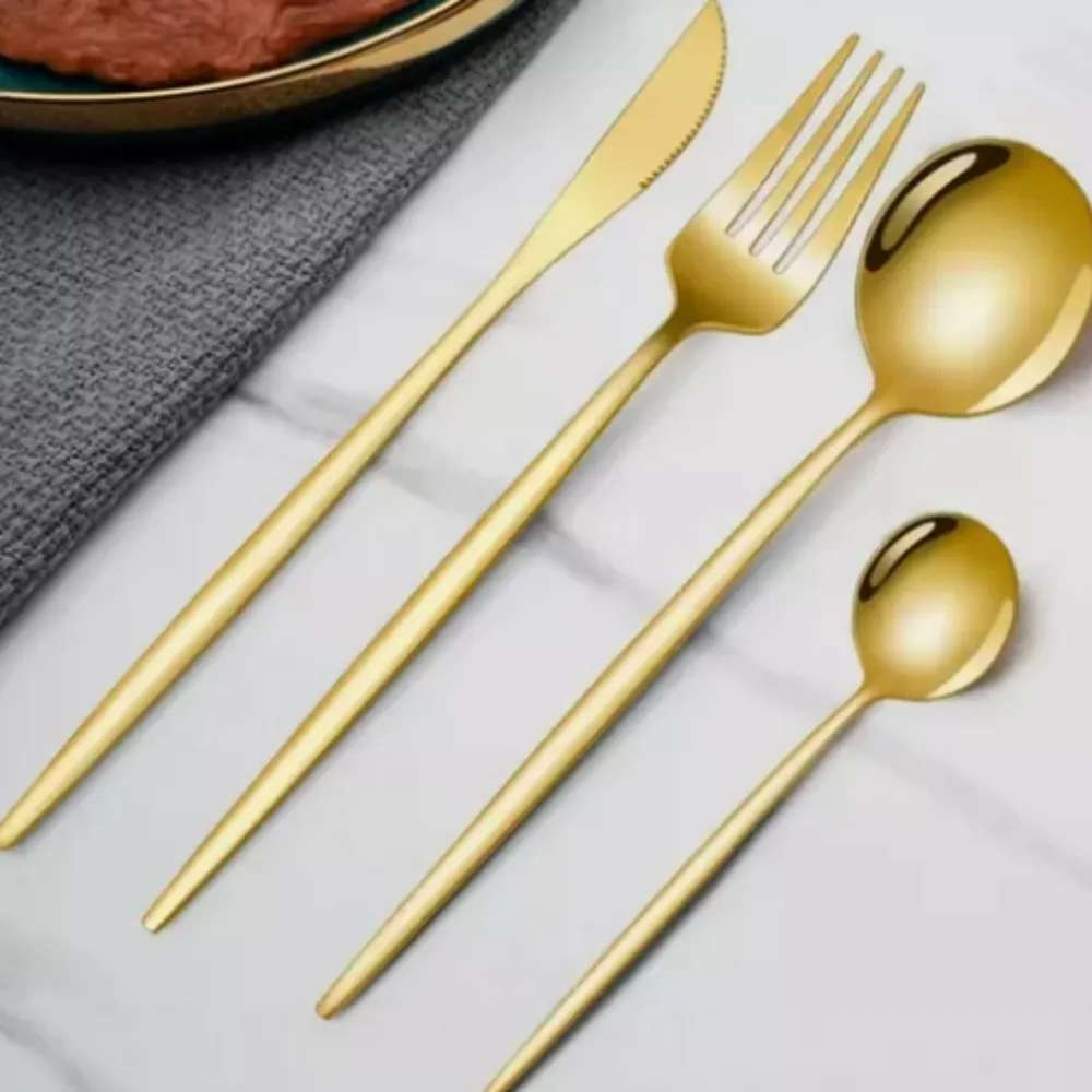 🍽️ Faqueiro de Luxo em Aço Inoxidável 24 Peças – Talheres Premium para Mesa Posta Elegante - Imagem 6